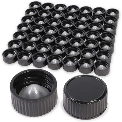Juvale 50 Packs Polycone Caps for 1oz or 2oz Dropper Bottles (Neck Finish 20-400, 23mm)
