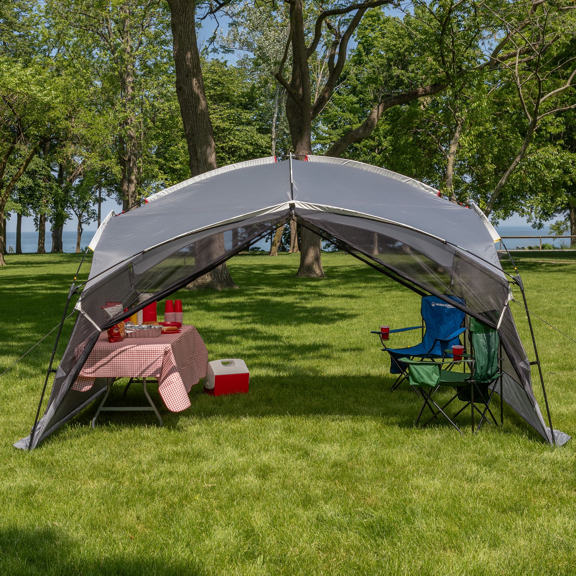 Wakeman Outdoors 12x10 Pop Up Screen Tent, Navy