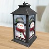 Briarwood Lane Winter Lantern 13.5" x 5.5" x 5.5" Smiling Snowman For Winter Lantern - 2 of 3