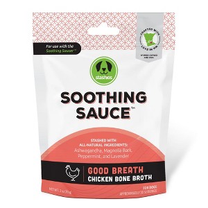 Stashios Soothing Sauce Chicken Bone Broth Good Breath Powder Supplement-Dogs - 1 of 4