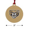 Oakland University Primary Logo Aluminum Holiday Christmas Tree Ornament - 3 of 4