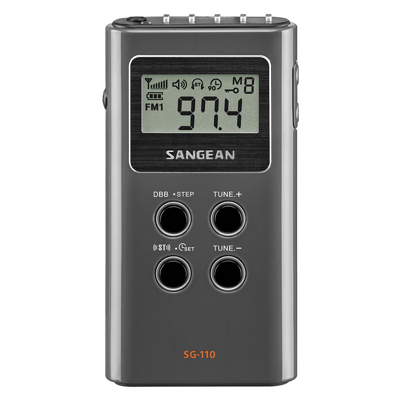 Sangean® SG-110 Portable FM-Stereo/AM Pocket Digital Radio, 2 of 7