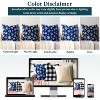 PAVILIA Set of 2 Throw Pillow Covers, Decorative Velvet Square Cushion Cases for Bed Sofa Couch Bedroom Living Room - 4 of 4