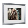 Trademark Fine Art - Carmit Rozenzvig Chief Of My Dreams Matted Framed Art - 3 of 4