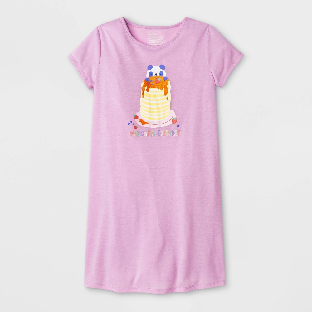 Girls' Pancakes NightGown - Cat & Jack Purple M