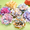 Unique Bargains Alloy Satin Fabric Big Rose Flower Dainty Brooches & Pins 1 Pc - 4 of 4