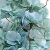 Uttermost Tranquil Blue Hydrangeas in Glass Vases with Realistic Faux Water, Set of 2 - 4 of 4