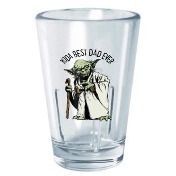Star Wars Yoda Best Dad Ever Cartoon Tritan Shot Glass