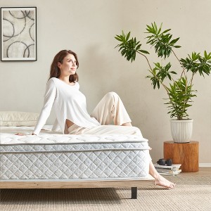 Dolonm Twin Size Mattress,12" Hybrid Twin Mattress,in a Box Hybrid Spring , Medium Firm - 1 of 4
