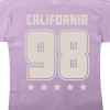 California 98 Adult Orchid Crew Neck Short Sleeve T-shirt - 2 of 3