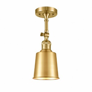 Addison - 1 Light Semi-Flush Mount In Traditional Style-13 Inches Tall and 5.25 Inches Wide - 1 of 1