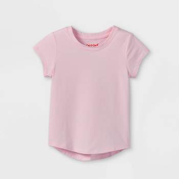 Toddler Girls' Solid Knit Short Sleeve T-Shirt - Cat & Jack™