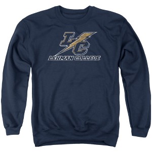 Lehman College Official Lightning Logo Adult Crewneck Sweatshirt - 1 of 4