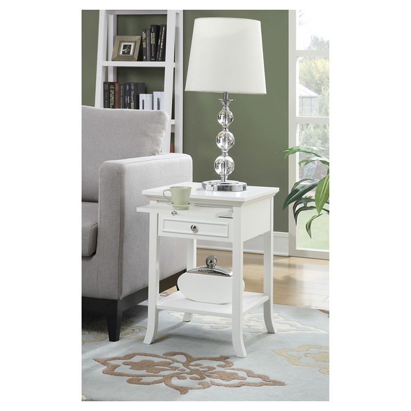 American Heritage Logan End Table with Drawer and Slide - Johar Furniture , 4 of 6