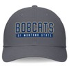 NCAA Montana State Bobcats Cotton Twill Snapback Hat: Adjustable Solid Gray Cap - 2 of 4