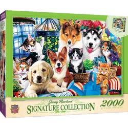MasterPieces 2000 Piece Jigsaw Puzzle For Adults, Family, Or Kids - Garden Protectors - 39"x27"