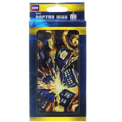 Se7en20 Doctor Who Van Gogh Exploding TARDIS iPhone 4/4s Hard Snap Case