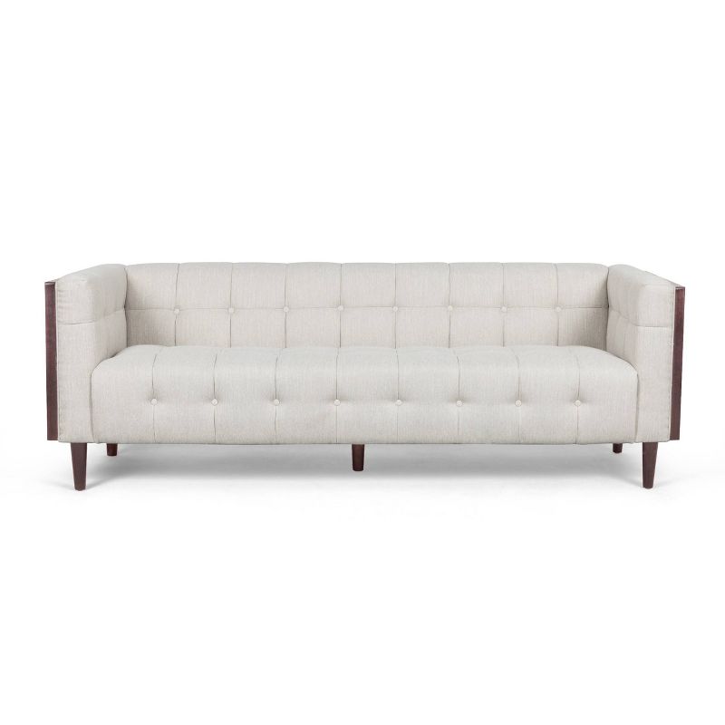 Mclarnan Contemporary Tufted 3 Seater Sofa - Christopher Knight Home, 1 of 11