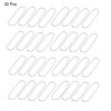 Unique Bargains Metal Nail File Label Tag Keychain Bead Ball Chain Silver Tone 3.9 Inch Long - 2 of 4