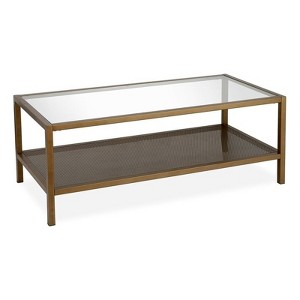 Metal Coffee Table in Gold - Henn&Hart - 1 of 4