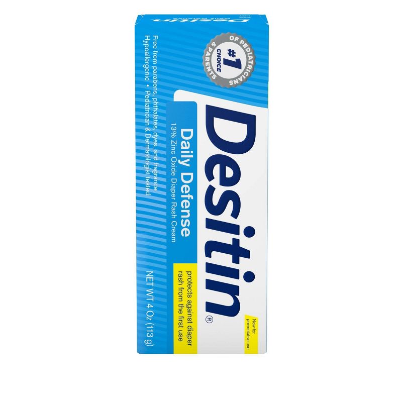 Desitin Daily Defense Baby Diaper Rash Cream with Zinc Oxide - 4oz, 3 of 13