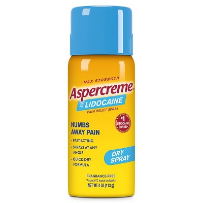 Aspercreme Pain Relief Dry Spray - 4oz