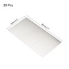 Unique Bargains Stainless Steel DIY Laser Printing Office Engraving Blank Cards 20 Pcs - 2 of 4