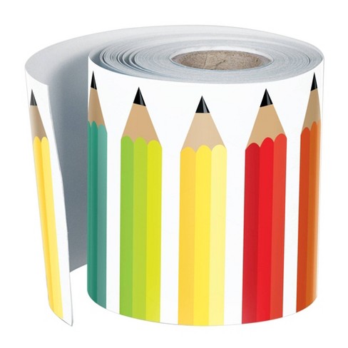 12pk 36ft Schoolgirl Style Pencils Classroom Borders Black White And Stylish Brights Carson Dellosa Target