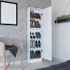 TiramisuBest Rectangle Tall Shoe Cabinet with Mirror,White - 2 of 4