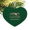Loyola University Maryland Primary Logo Heart Love Wood Christmas Tree Holiday Ornament - 2 of 3