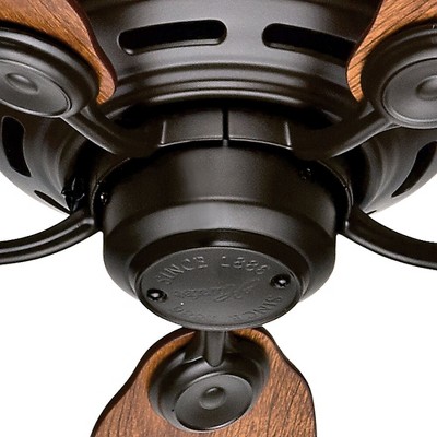 42" New Bronze Low Profile Ceiling Fan with Oak Blades