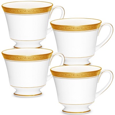 Noritake Crestwood Gold Set of 4 Cups