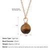 Natural Stone Beads Healing Crystal Lucky Blessing Protection Raw Gemstone Pendant Necklace for Women Men - 4 of 4