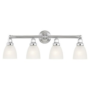 Livex Lighting Classic 4 - Light Vanity in  Polished Chrome - 1 of 4