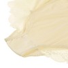 Agnes Orinda Women's 3-Pack Lace Trim High-Rise Solid Brief Stretchy Underwear - 3 of 4