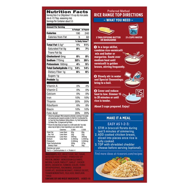 Rice A Roni Chicken Flavored Rice Mix - 6.9oz, 5 of 6