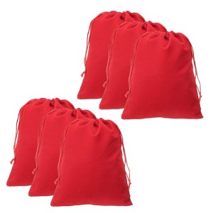 Unique Bargains Velvet Reusable Soft Jewelry Headphone Drawstring Gift Bags 10 Pcs 7.9" x 9.8" - 1 of 4