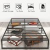 Metal Bed Frame Twin XL Size-16 Inch Heavy-Duty Queen Platform Bed Frame No Box Spring Needed, Easy Assembly, Noise-Free, Sturdy Mattress Foundation - 4 of 4