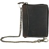 CTM Men's Hunter Leather Zip-Around Bifold Chain Wallet - 4 of 4