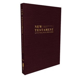 Niv, New Testament with Psalms and Proverbs, Pocket-Sized, Paperback, Burgundy, Comfort Print - by  Zondervan - 1 of 1