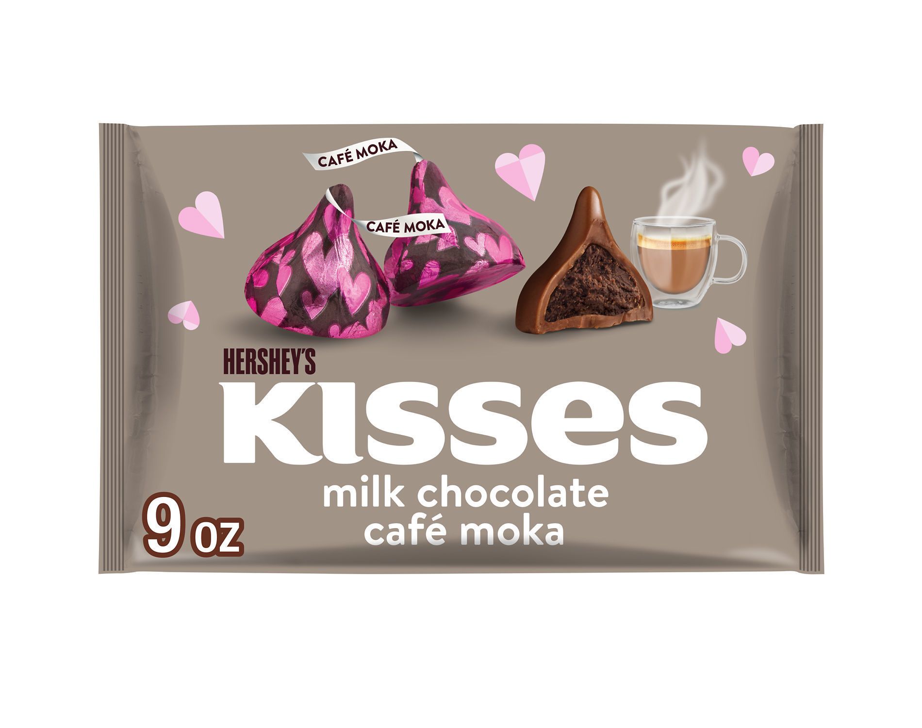 Hershey's Kisses Cafe Moka Valentine's Day Candy - 9oz