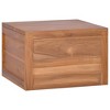 vidaXL Wall-mounted Bathroom Cabinet 17.7 in.x17.7 in.x11.8 in. Solid Teak Wood - 2 of 4