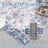Area Rugs Printed Indoor Rugs,Oriental Distressed Floor Carpet, Non-Shedding Soft Low Pile Accent Rugs for Office, Bedroom - 3 of 4