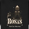Men's - Disney - Rosas Wish You Were Here Graphic Fleece Sweatshirt - 2 of 4