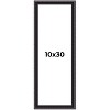 PosterPalooza | Panoramic Antique Red Picture Frame - UV Acrylic, Foam Board Backing, Hanging Hardware - 2 of 4