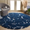 Florida Shag SG455 Power Loomed Area Rug  - Safavieh - 2 of 3