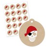 Big Dot of Happiness Beware of Pirates - Pirate Birthday Party Favor Gift Tags (Set of 20) - 2 of 4