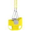 Swingan High Back, Full Bucket Toddler & Baby Swing with Vinyl Coated Chain - Fully Assembled - 2 of 4