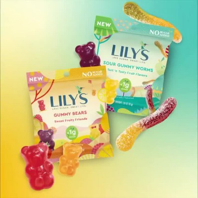 Lily's Worms Sour Fruit Flavors - 1.8oz : Target