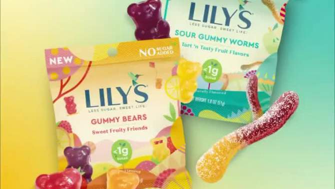Lily&#39;s Worms Sour Fruit Flavors - 1.8oz, 2 of 9, play video